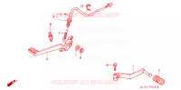 PEDALE pour Honda VFR 800 de 2004