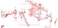 BEQUILLE pour Honda VFR 800 INTERCEPTOR de 2006