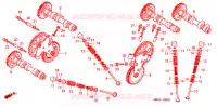 ARBRE A CAMES pour Honda VFR 800 INTERCEPTOR de 2000