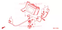 BATTERIE pour Honda VFR 800 INTERCEPTOR de 2000
