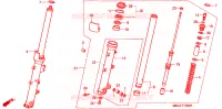 FOURCHE pour Honda VFR 800 INTERCEPTOR de 2000