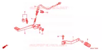 PEDALE pour Honda VFR 800 INTERCEPTOR de 2000