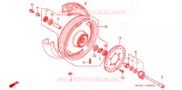 ROUE AVANT pour Honda VT 1100 SHADOW C2 SABRE de 2001