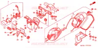 FEU ARRIERE pour Honda VT 1100 SHADOW C2 SABRE de 2002