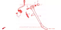 BEQUILLE pour Honda VT 1100 SHADOW C2 SABRE de 2005