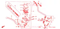 MAITRE CYLINDRE DE FREIN AVANT pour Honda VT 1100 SHADOW C2 SABRE de 2005