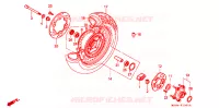 ROUE ARRIERE pour Honda VT 1100 SHADOW American Classic Edition de 1997