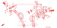COMMODOS   POIGNEES pour Honda XR 600 R de 1997