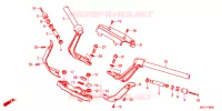 GUIDON   TE DE FOURCHE pour Honda GL 1800 GOLD WING de 2018
