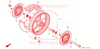 ROUE AVANT pour Honda CBR600F With speed warning light de 1996