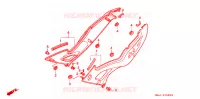 COUVERCLES LATERAUX pour Honda CBR 600 de 1998