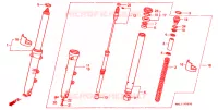 FOURCHE pour Honda CBR 600 de 1998