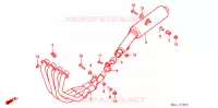 SILENCIEUX D'ECHAPPEMENT pour Honda CBR 600 de 1998