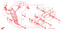 AMORTISSEUR ARRIERE pour Honda CBR 600 de 1998