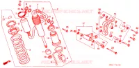 AMORTISSEUR ARRIERE pour Honda CRM 80 de 1990
