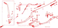 PEDALE   KICK pour Honda CRM 80 de 1992