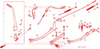 PEDALE   KICK pour Honda CRM 80 de 1992