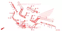 GUIDON   TE DE FOURCHE pour Honda GL 1800 GOLD WING TOUR de 2019