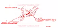 AUTOCOLLANTS pour Honda XL 1000 VARADERO de 2000