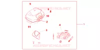 TOP CASE 45L pour Honda XL 1000 VARADERO de 2000