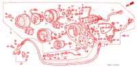 COMPTEUR pour Honda VFR 400 R3 HRC Without speed warning light de 1992