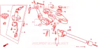 GUIDON   TE DE FOURCHE pour Honda VFR 400 R3 HRC Without speed warning light de 1992