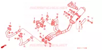SILENCIEUX D'ECHAPPEMENT pour Honda VFR 400 R3 HRC Without speed warning light de 1992
