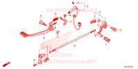 PEDALE pour Honda GL 1800 GOLD WING DCT de 2018