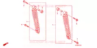 AMORTISSEUR ARRIERE pour Honda AIRBLADE 110 de 2008