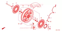 ROUE AVANT pour Honda GL 1800 GOLD WING TOUR de 2020