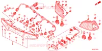 FEUX ARRIERE pour Honda GL 1800 GOLD WING ABS NAVI AIRBAG de 2015