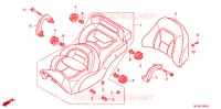 SELLE pour Honda GL 1800 GOLD WING ABS NAVI AIRBAG BLACK de 2015
