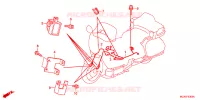 FAISCEAU D'AIRBAG pour Honda GL 1800 GOLD WING ABS NAVI AIRBAG de 2015
