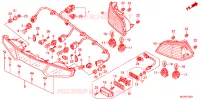 FEUX ARRIERE pour Honda GL 1800 GOLD WING ABS de 2015