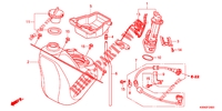 RESERVOIR A CARBURANT (WW125EX2A/EX2B) pour Honda PCX 125 de 2011