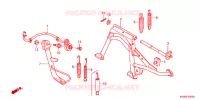 BEQUILLE pour Honda PCX 125 de 2010