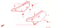 COUVERCLES LATERAUX pour Honda XR 600 R de 1995