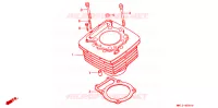 CYLINDRE pour Honda XR 600 R de 1995