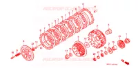 EMBRAYAGE pour Honda XR 600 R de 1995