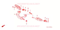 REPOSE PIED pour Honda XR 600 R de 1995