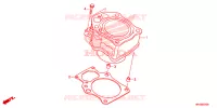 CYLINDRE pour Honda FOURTRAX 520 FOREMAN 4X4 ES PS de 2021