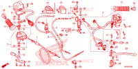 LEVIER DE GUIDON   CABLE   COMMODO pour Honda FOURTRAX 520 FOREMAN 4X4 ES PS de 2021