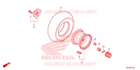 ROUE ARRIERE pour Honda FOURTRAX 520 FOREMAN 4X4 ES PS de 2021