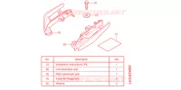 POIGNEE PASSAGER *NHA86M* pour Honda GL 1800 GOLD WING DCT de 2021