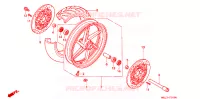 ROUE AVANT pour Honda CBR 600 de 1998
