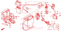 BATTERIE pour Honda VT 1100 SHADOW C3 de 1998