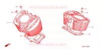 CYLINDRE pour Honda VT 1100 SHADOW C3 de 1998
