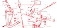 LEVIER DE GUIDON   CABLE   COMMODO pour Honda VT 1100 SHADOW C3 de 1998