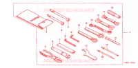 OUTIL pour Honda VT 1100 SHADOW C3 de 1998