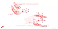 REPOSE PIED pour Honda SH 350 de 2021